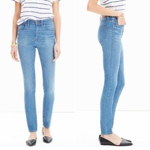 Madewell 10” High Rise Skinny Jeans Rosedale